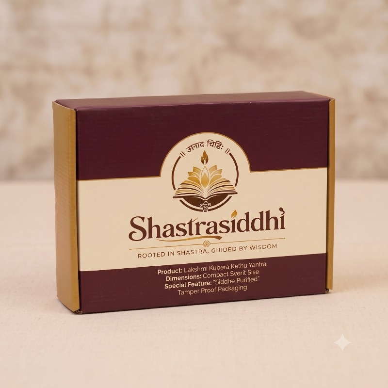 Shastra Siddhi Pure Copper Lakshmi Kubera Kethu Yantra