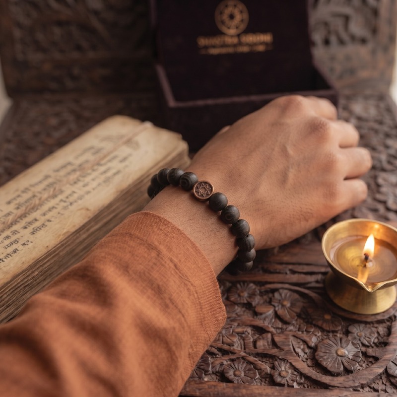 Shastra Siddhi -  Natural Karungali Bracelet