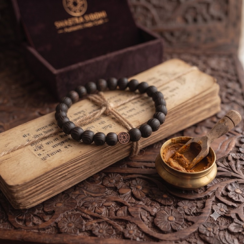 Shastra Siddhi -  Natural Karungali Bracelet