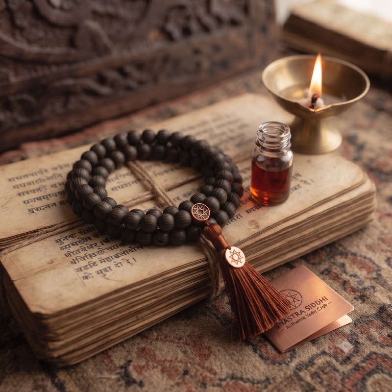 Shastra Siddhi - Natural Karungali Mala