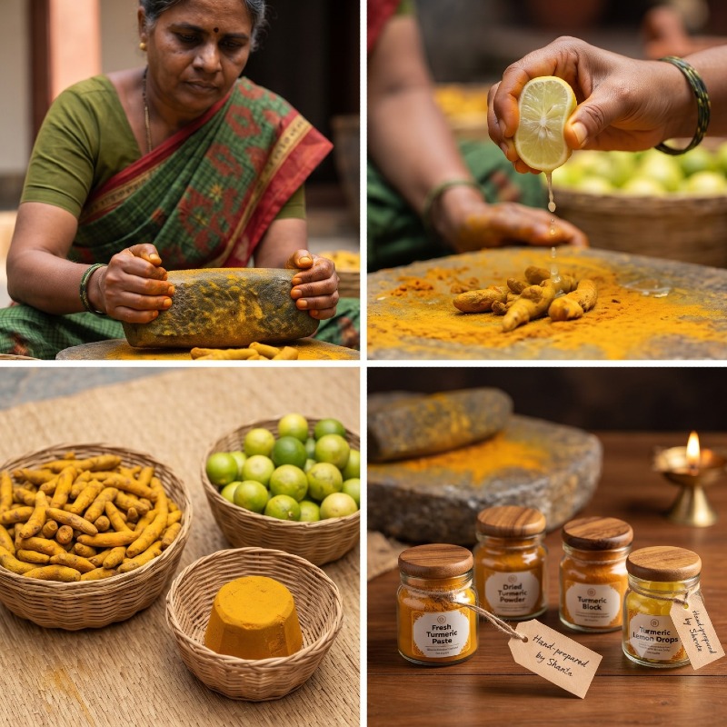 Shastra Siddhi 100% Pure Natural Turmeric Powder – Authentic High-Curcumin Grade