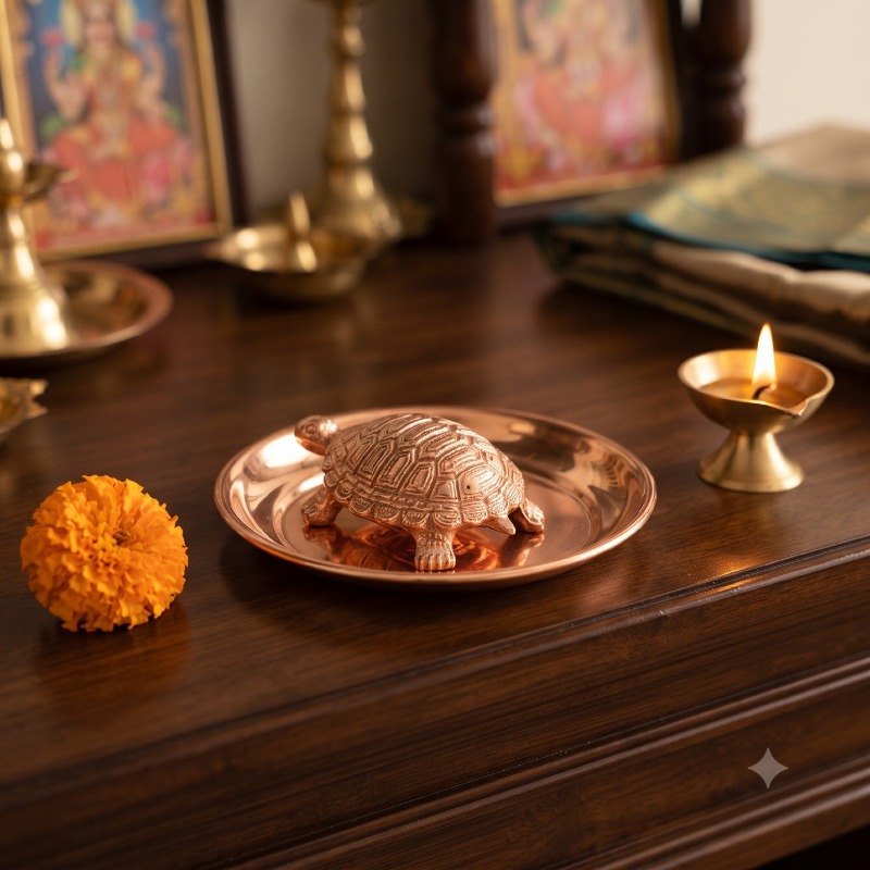 Shastra Siddhi - Panchaloha Wish-Fulfilling Vastu Kachua For Success & Prosperity