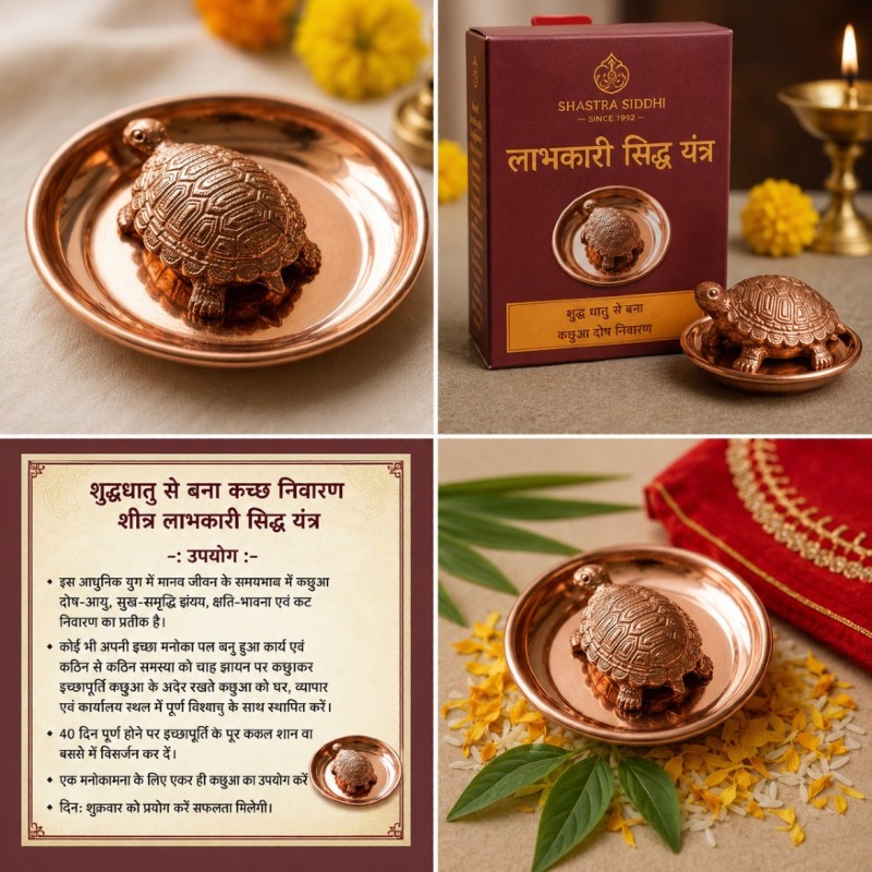 Shastra Siddhi - Panchaloha Wish-Fulfilling Vastu Kachua For Success & Prosperity